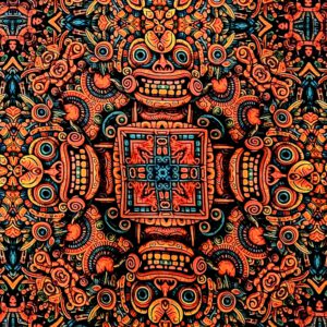 Bambus Schal "TRIPPY JUNGLE"