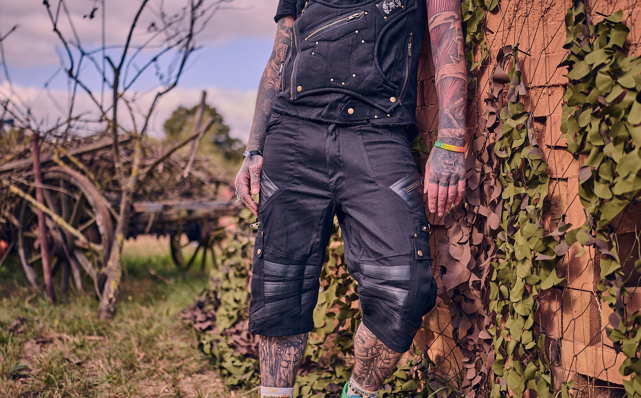 Herren Shorts Baumwolle (100%) - ''Ź Black''