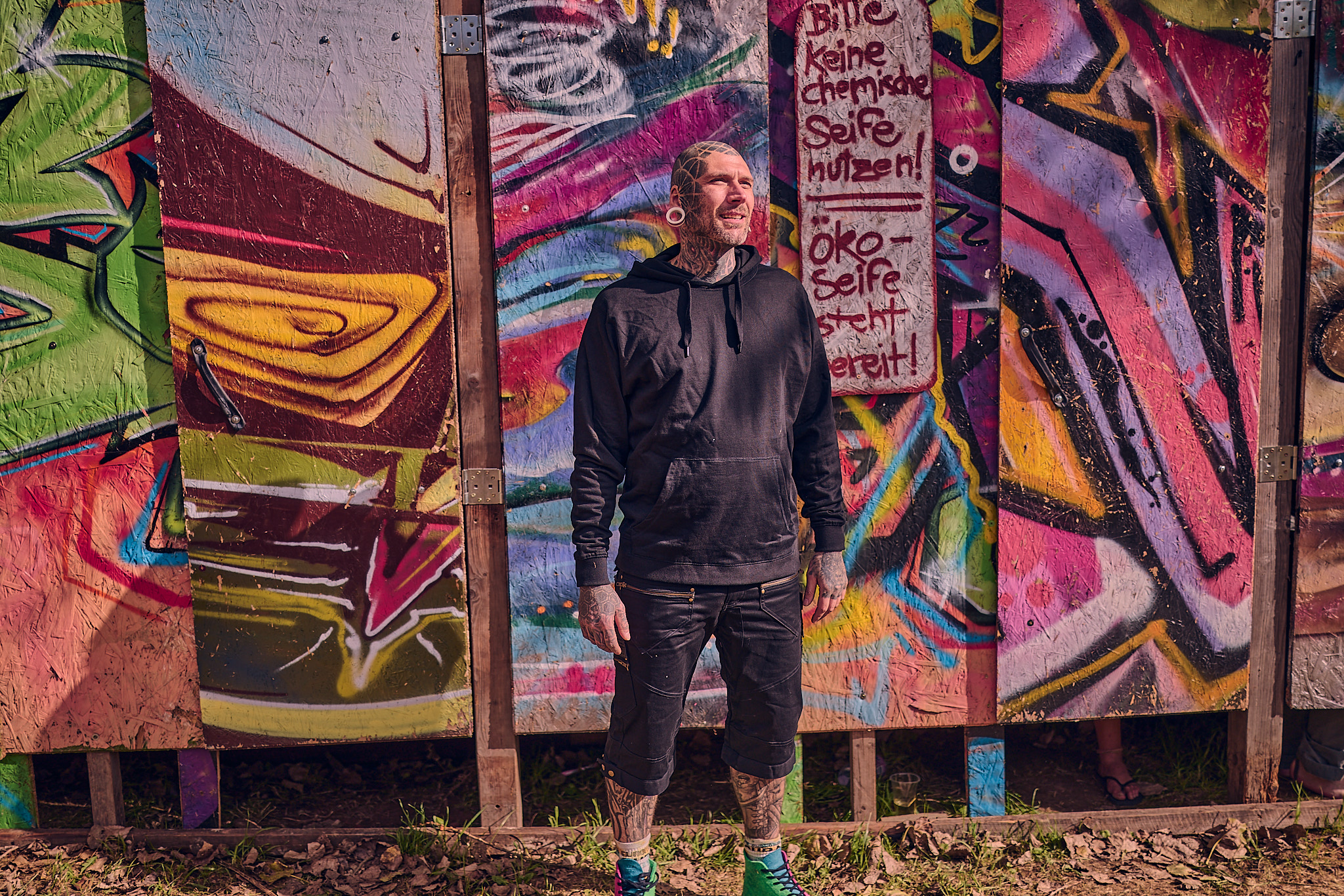 Herren Shorts Baumwolle (100%) - "FLYING DUTCHMAN Black" – Bild 4