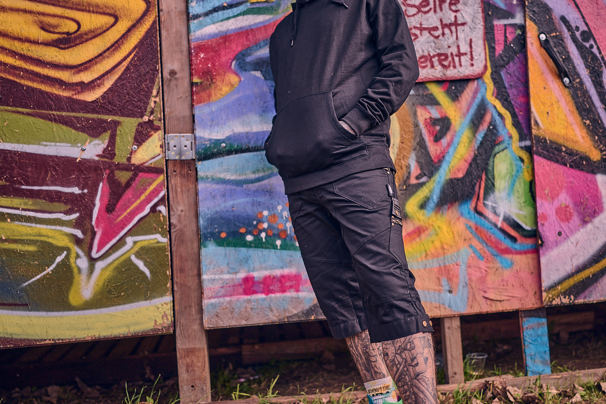 Herren Shorts Baumwolle (100%) - "FLYING DUTCHMAN Black" – Bild 8