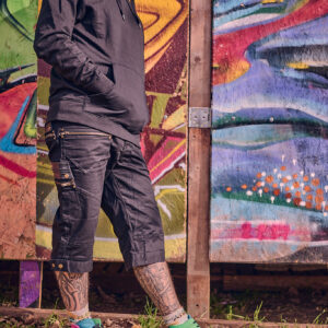 Herren Shorts Baumwolle (100%) - "FLYING DUTCHMAN Black"