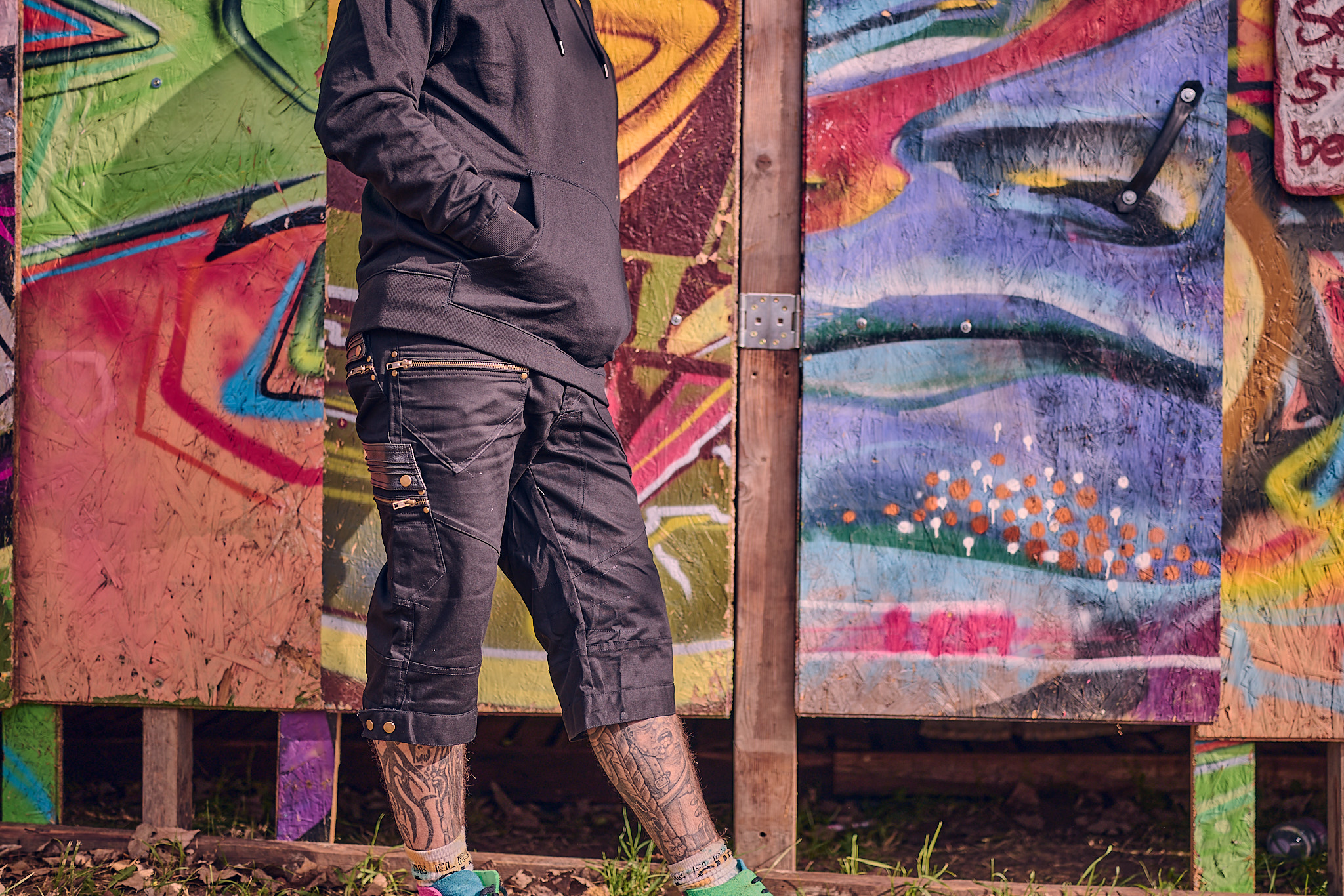 Herren Shorts Baumwolle (100%) - "FLYING DUTCHMAN Black"