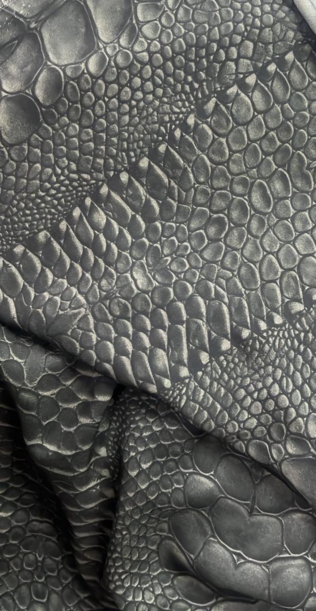 Bambus Schal "SNAKE Black"