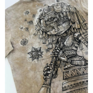 Plazmalab T-Shirt aus 100% Baumwolle "CUBINA" Sand