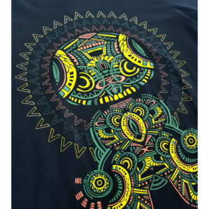 Plazmalab T-Shirt aus 100% Baumwolle "Dios De Los Plazmos" Black