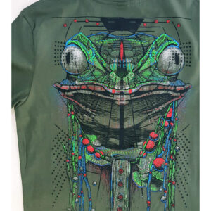 Plazmalab T-Shirt aus 100% Baumwolle "KAMBO" Olive